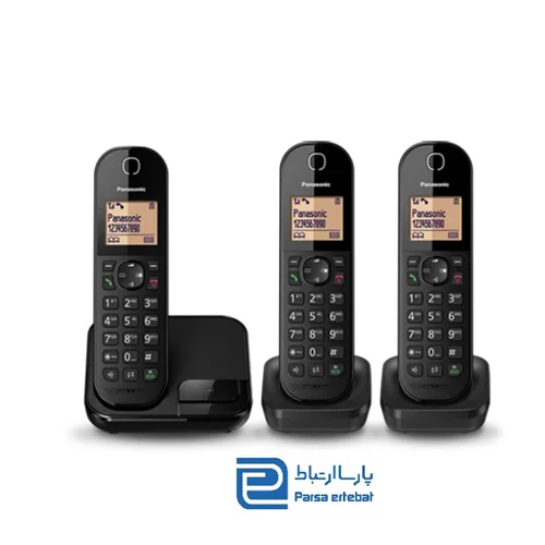 تلفن بیسیم 3 گوشی پاناسونیک مدل KX-TGC413