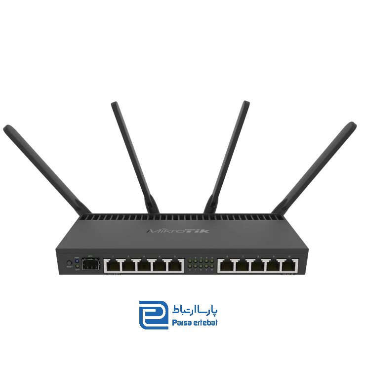روتر اکسس پوینت بی سیم mikrotik مدل RB4011iGS+5HacQ2HnD-IN (استوک)